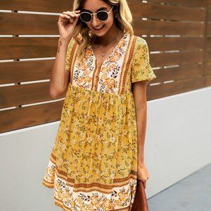 Summer Flower Fields Dress